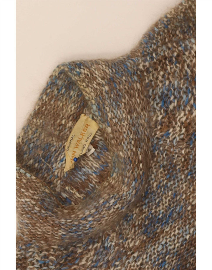 John Walker Rollkragenpullover für Damen, Gr. 40, Größe L, braun gefleckt