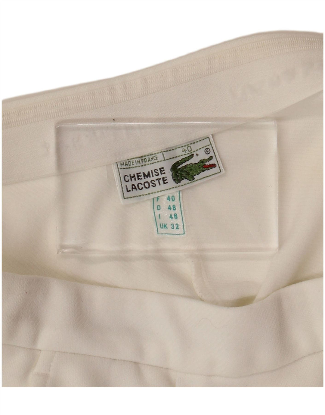 LACOSTE Herren Chinoshorts W32 Mittelweißes Polyester