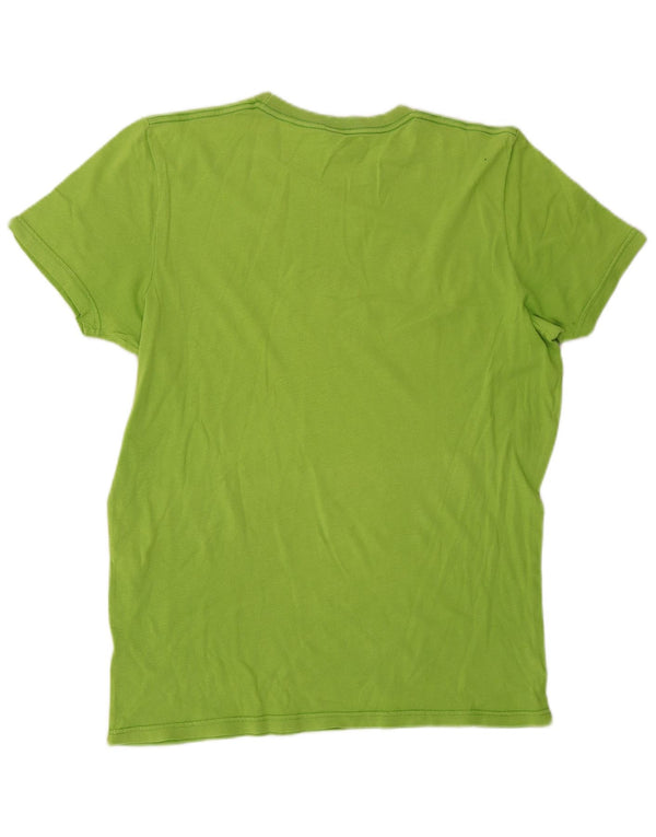 Hollister Herren Grafik T-Shirt Top XL Grün