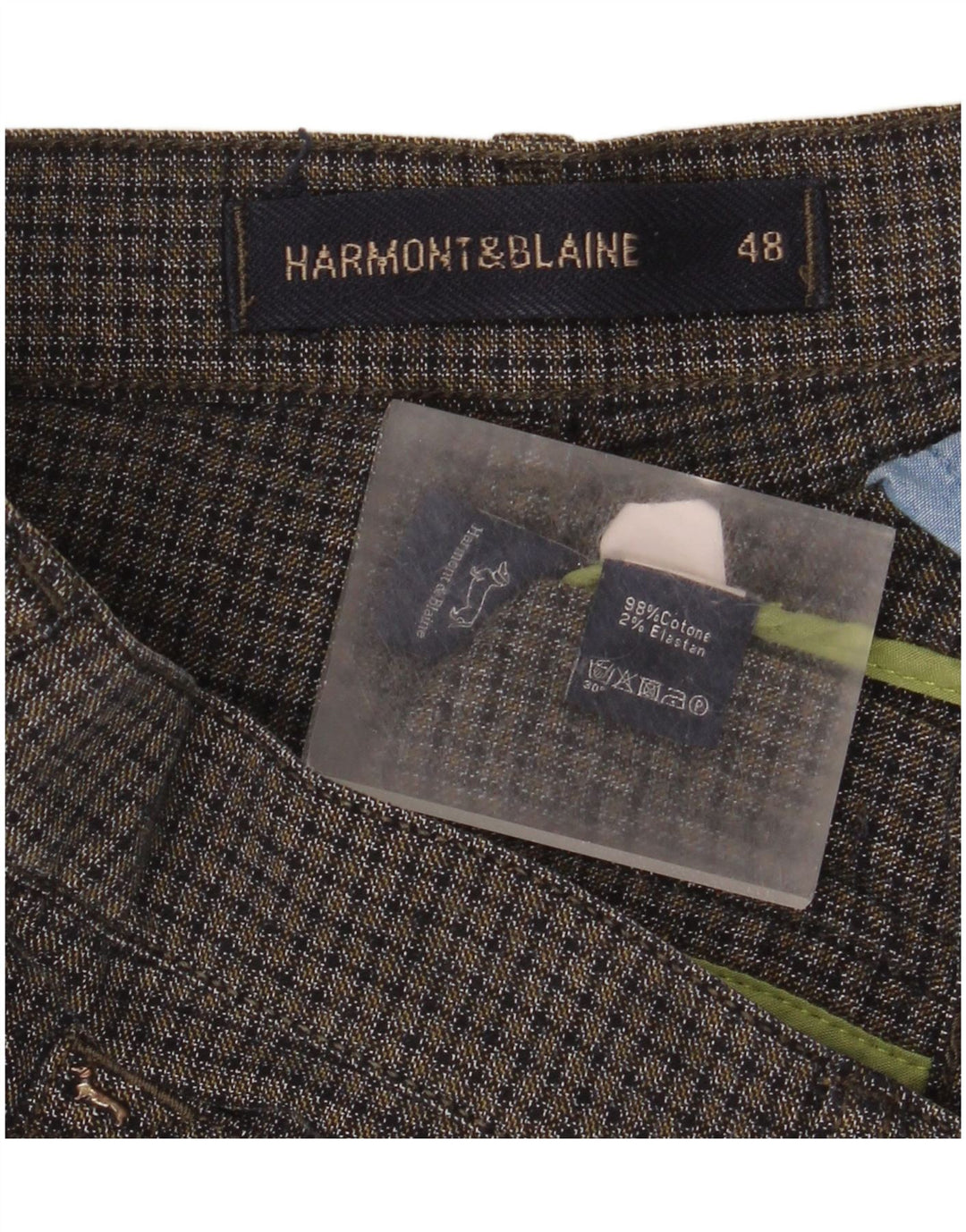 Harmont & Blaine Herren-Freizeithose IT 48 Mittel W34 L34 Grau kariert