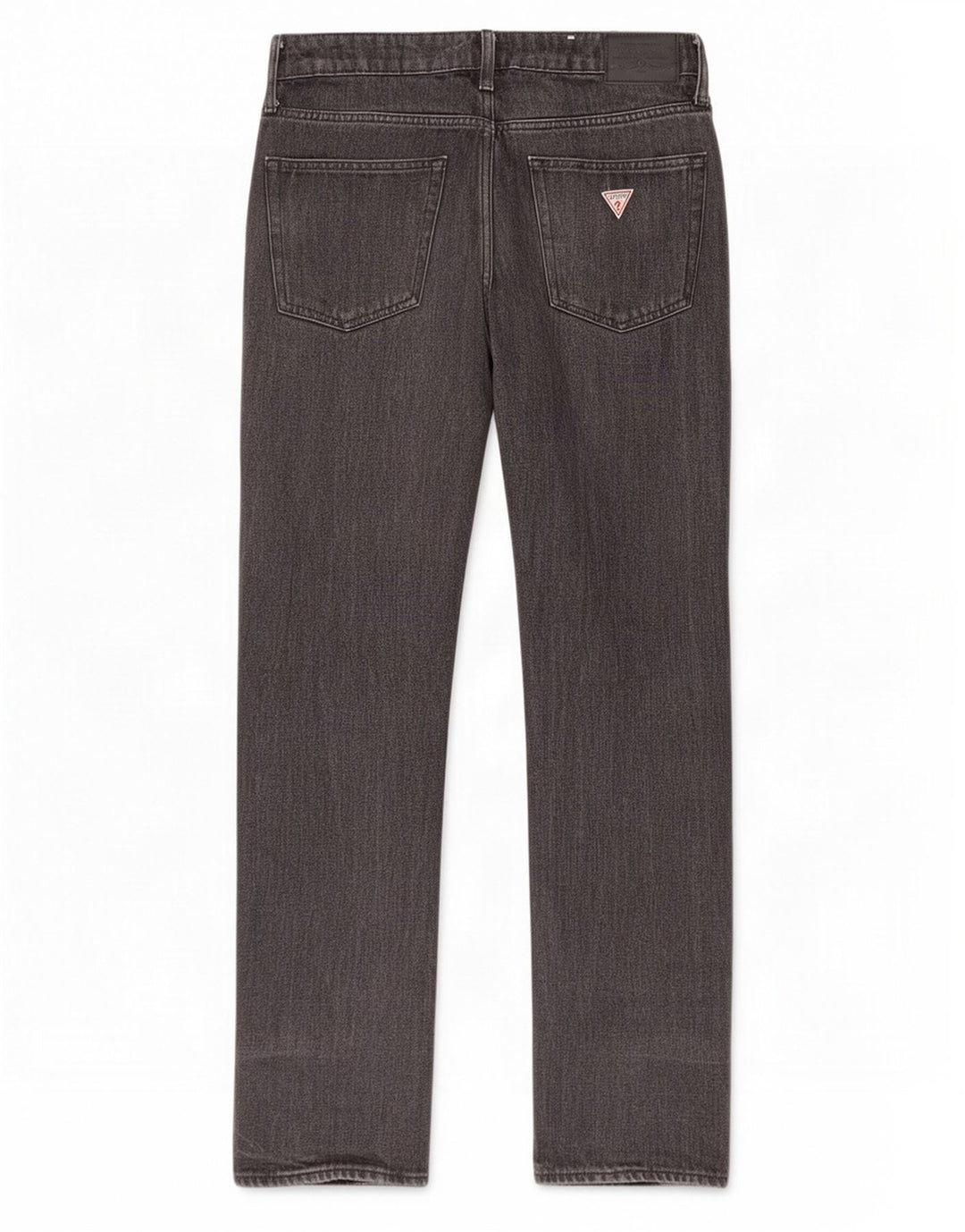 Guess Herren Straight Jeans W32 L32 Schwarze Baumwolle