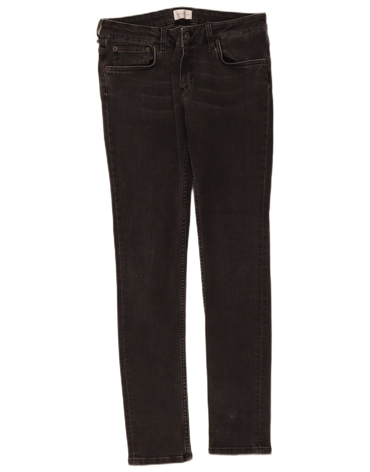 Gant Damen Skinny Jeans W30 L30 Graue Baumwolle
