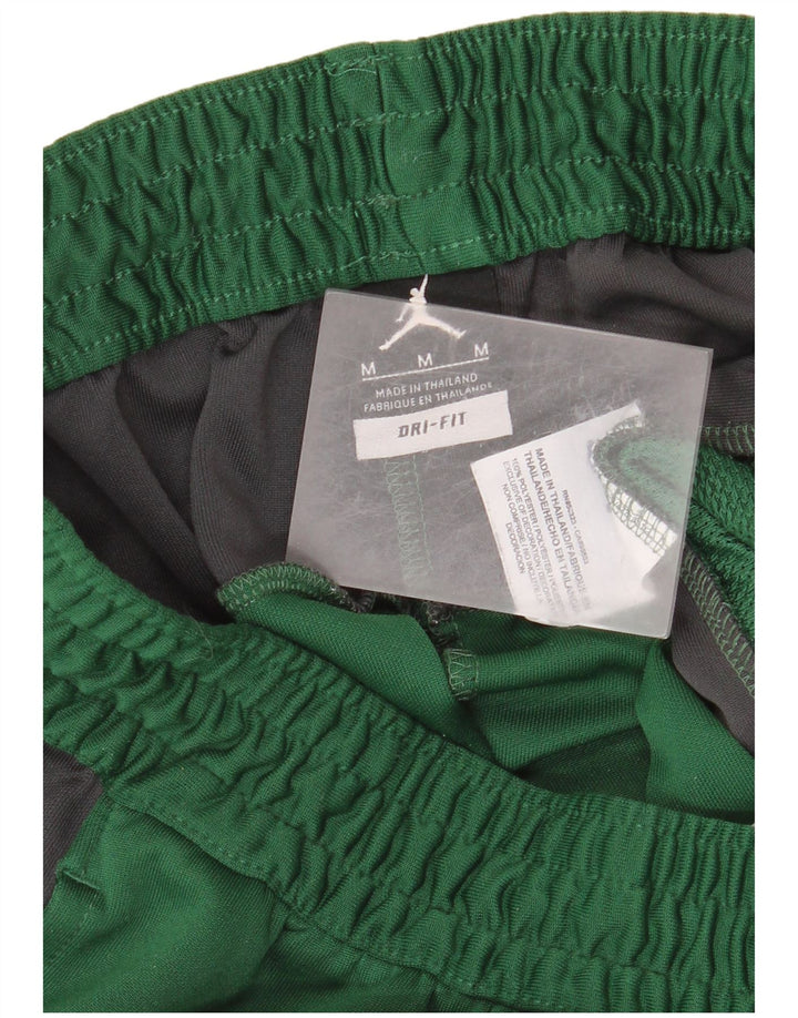 Jordan Herren-Dri-Fit-Trainingshose aus mittelgrünem Farbblock-Polyester