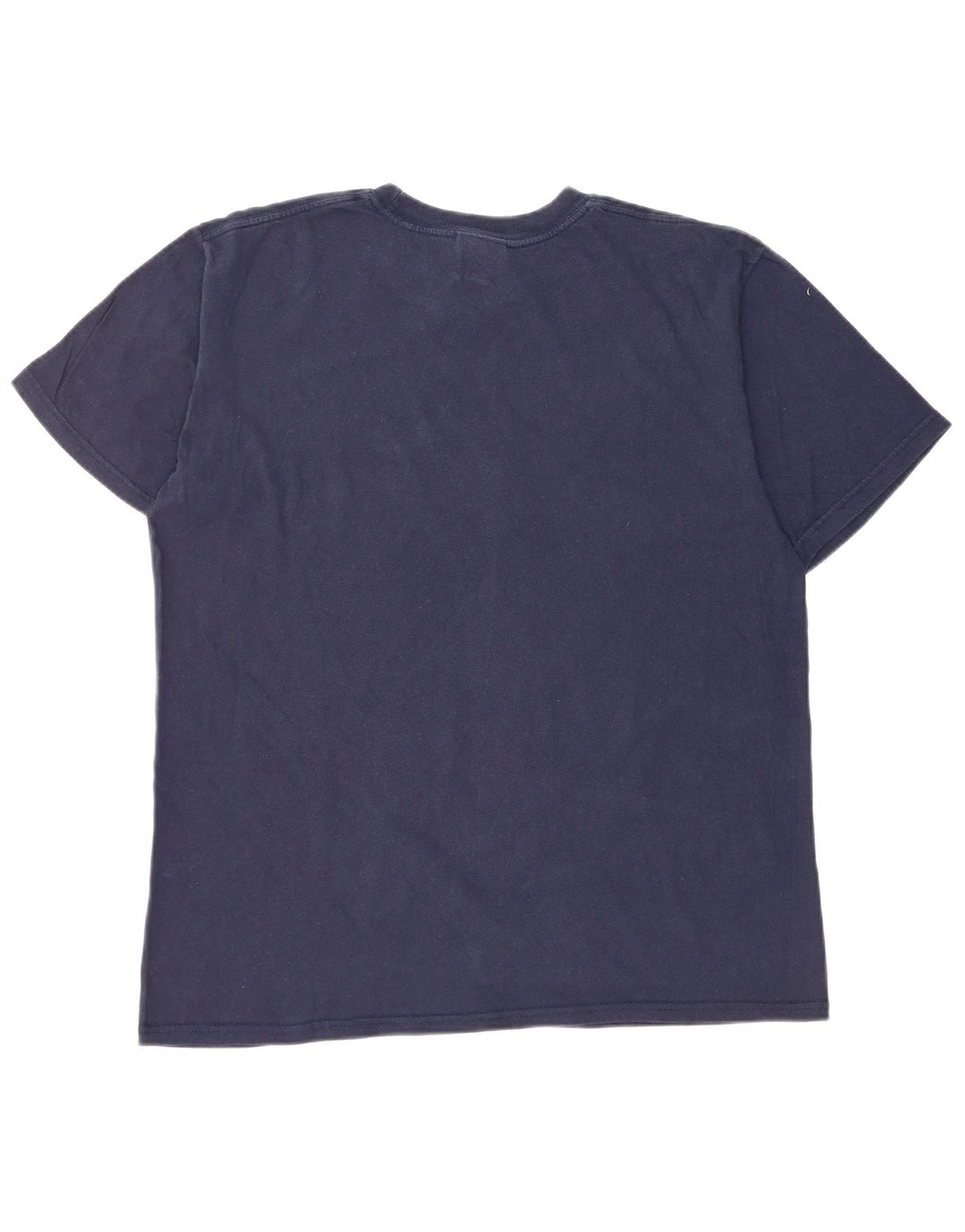 NIKE Mens T-Shirt Top Large Navy Blue Cotton