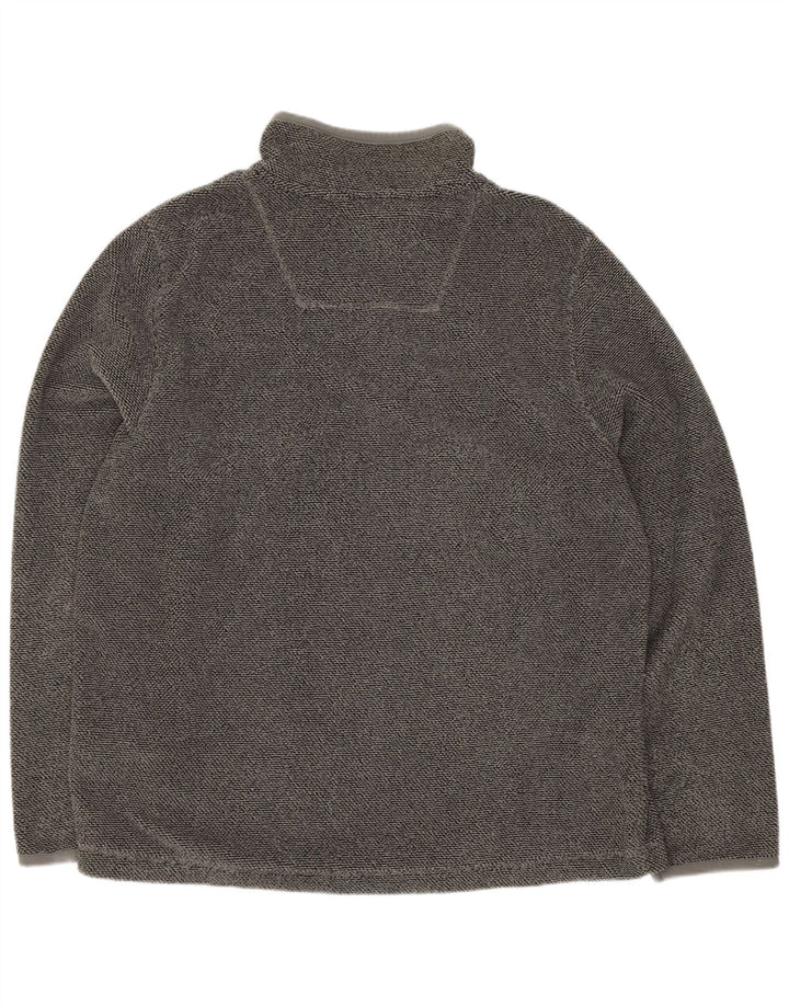 Weird Fish Herren-Sweatshirt mit Reißverschluss, XL, grau, Polyester