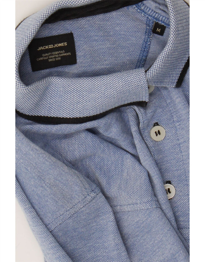 JACK & JONES Mens Polo Shirt Medium Blue Vintage Jack & Jones and Second-Hand Jack & Jones from Messina Hembry 