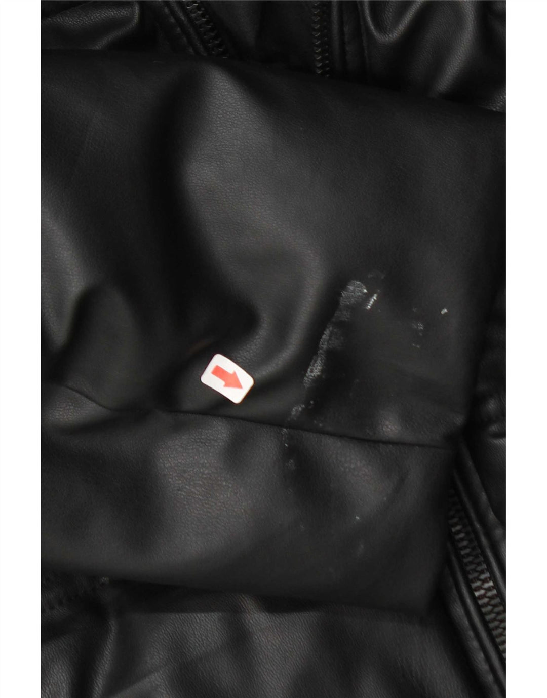 Zara Damen-Jacke mit Kapuze, lockere Passform, gepolstert, UK 10, Größe S, Schwarz, Polyester