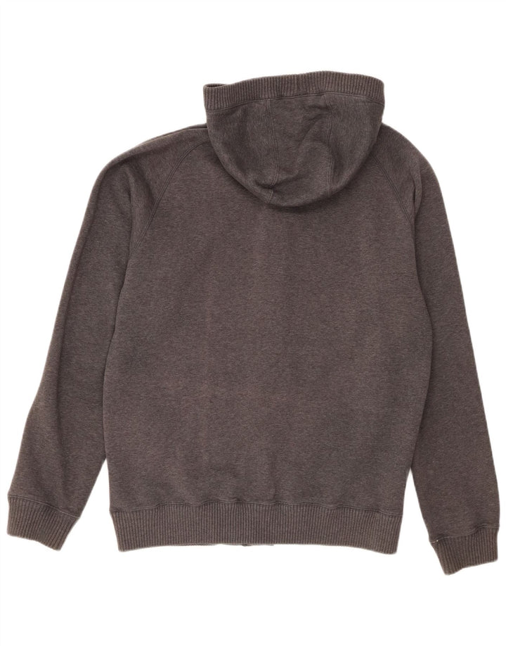Adidas Herren-Trainingsanzug mit Kapuze, mittelgraue Baumwolle