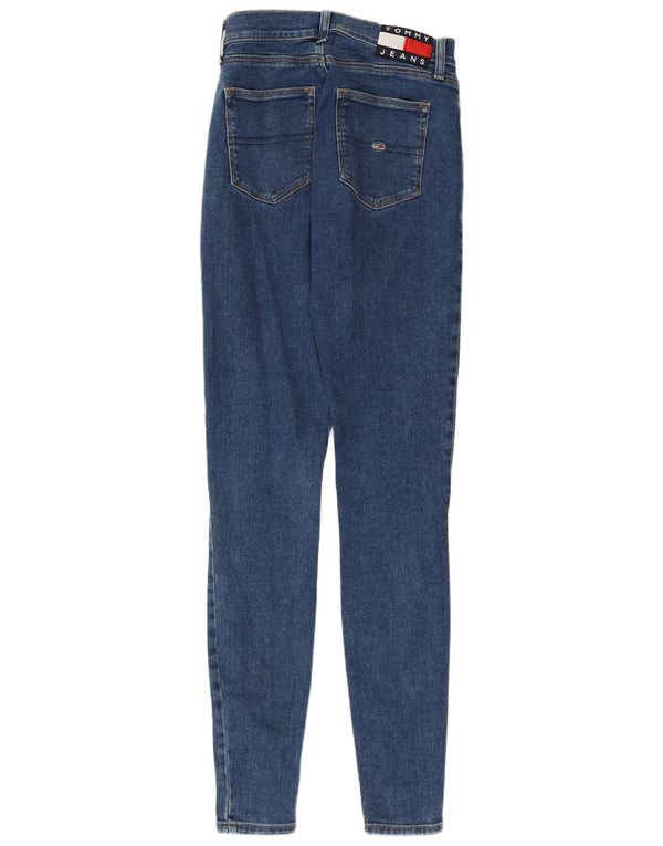 Tommy Hilfiger Damen Sylvia High Rise Super Skinny Jeans W27 L34 Blau