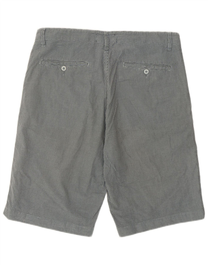 Converse Herren-Chinoshorts, groß, W34, grau karierte Baumwolle