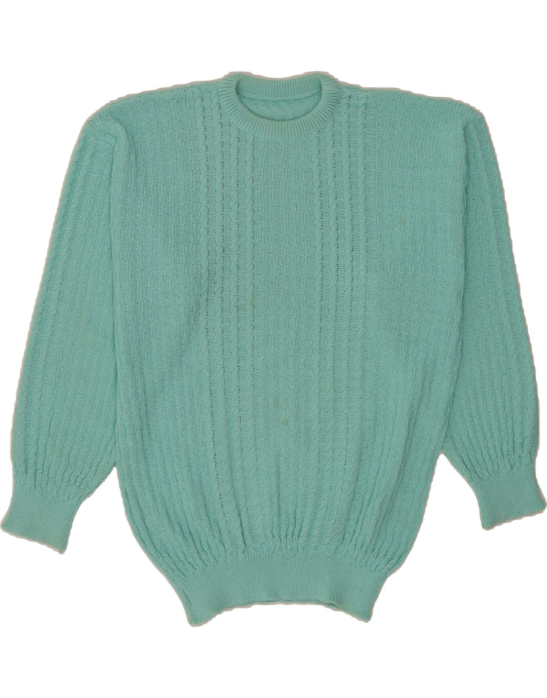 VINTAGE Womens Crew Neck Jumper Sweater UK 16 Large Blue Vintage Vintage and Second-Hand Vintage from Messina Hembry 