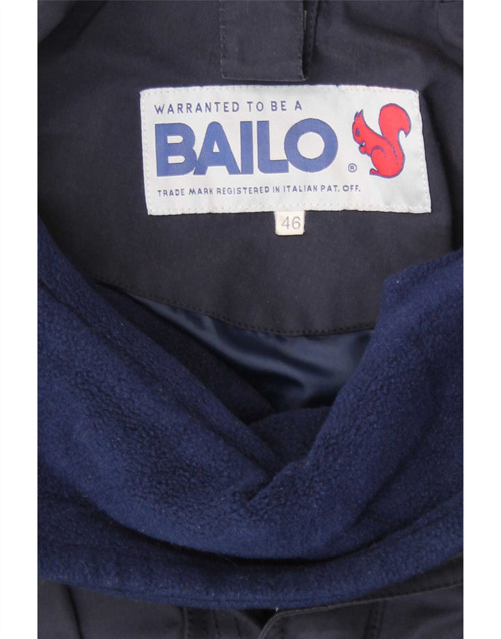 Bailo Herren-Windjacke mit Kapuze, IT 46, Größe S, marineblau, Baumwolle