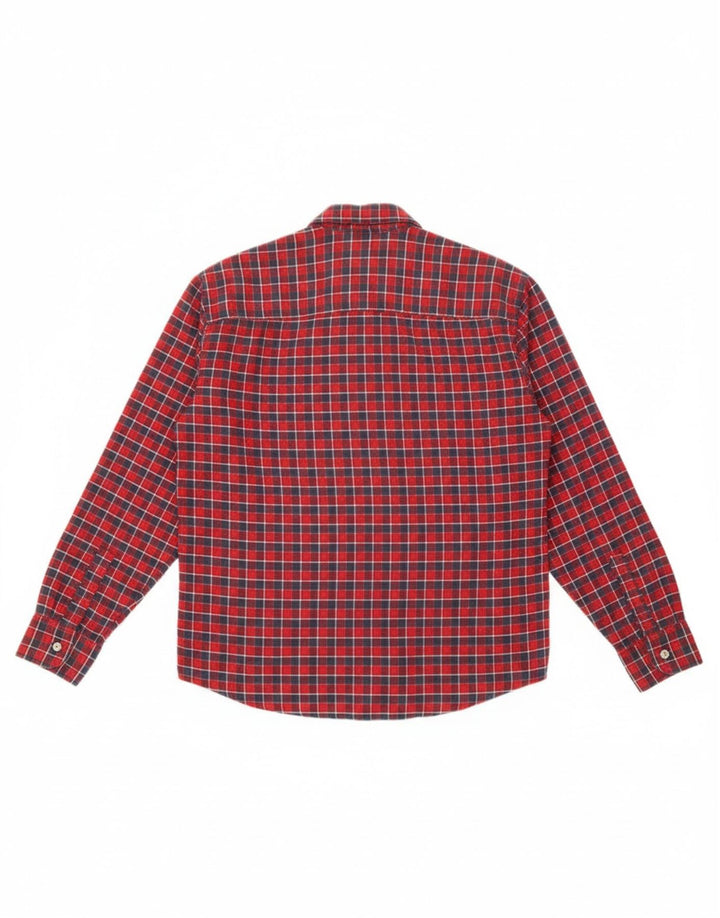 RIFLE Mens Shirt Small Red Check