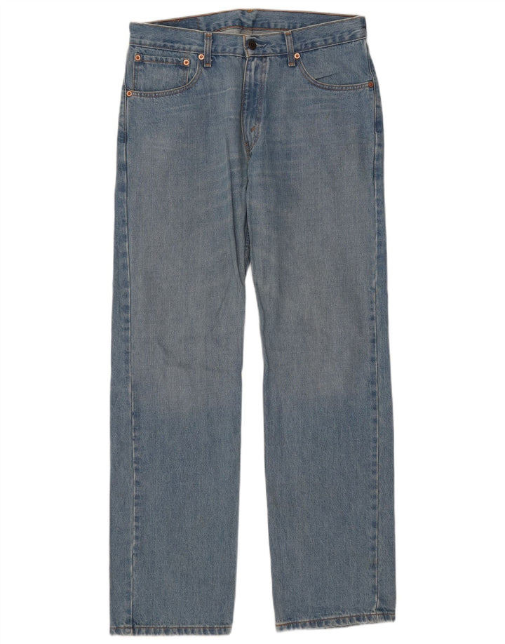 Levi's Herren 581 Straight Jeans W34 L32 Blaue Baumwolle