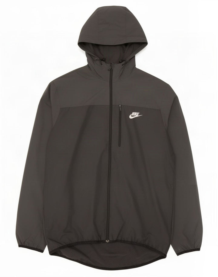 Nike Herren-Regenjacke mit Kapuze, UK 38, mittelschwarz, Polyester