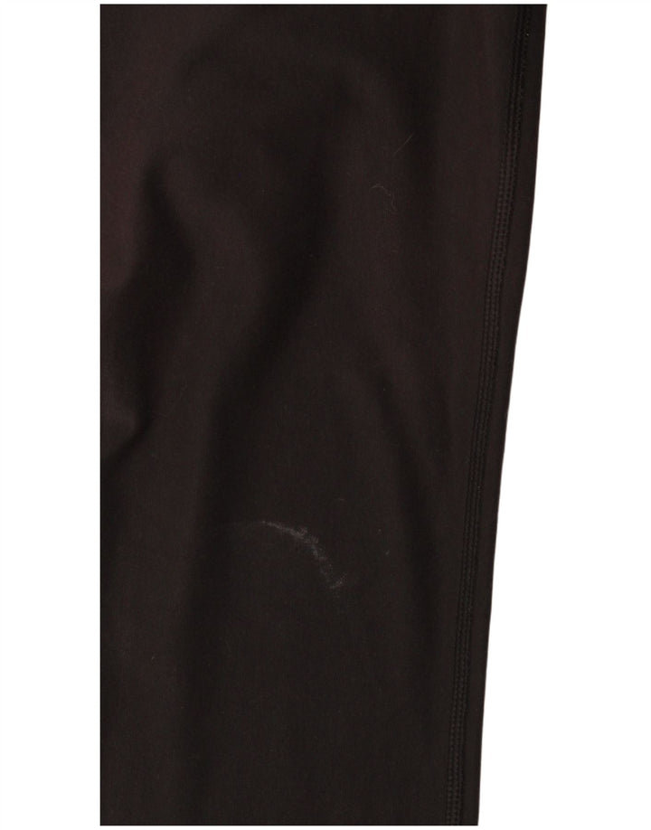 Nike Damen Dri Fit Leggings UK 12 Mittelschwarz Farbblock