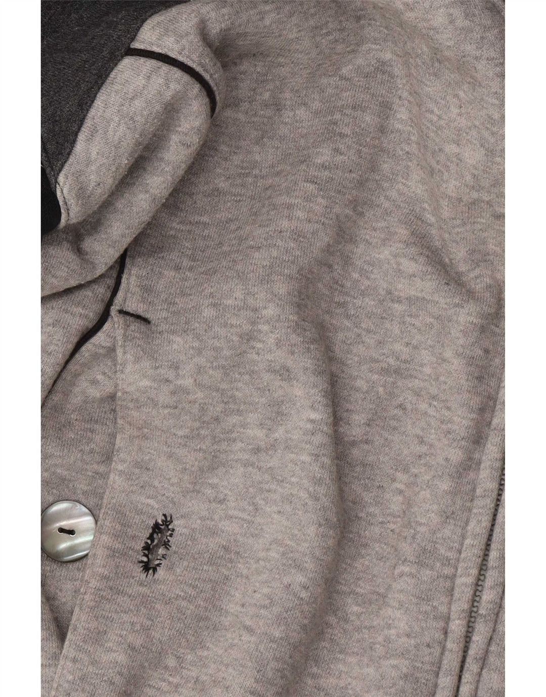 Champion Herren-Kapuzenpullover mit Reißverschluss, klein, Grau, Farbblock