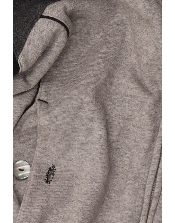 Champion Herren-Kapuzenpullover mit Reißverschluss, klein, Grau, Farbblock