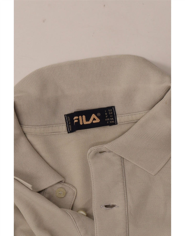 Fila Herren Poloshirt IT 52 Large Beige