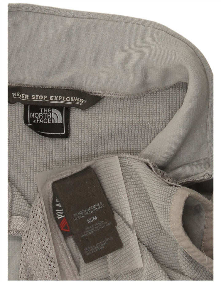 The North Face Damen-Trainingsanzugoberteil, UK 14, mittelgraues Polyester