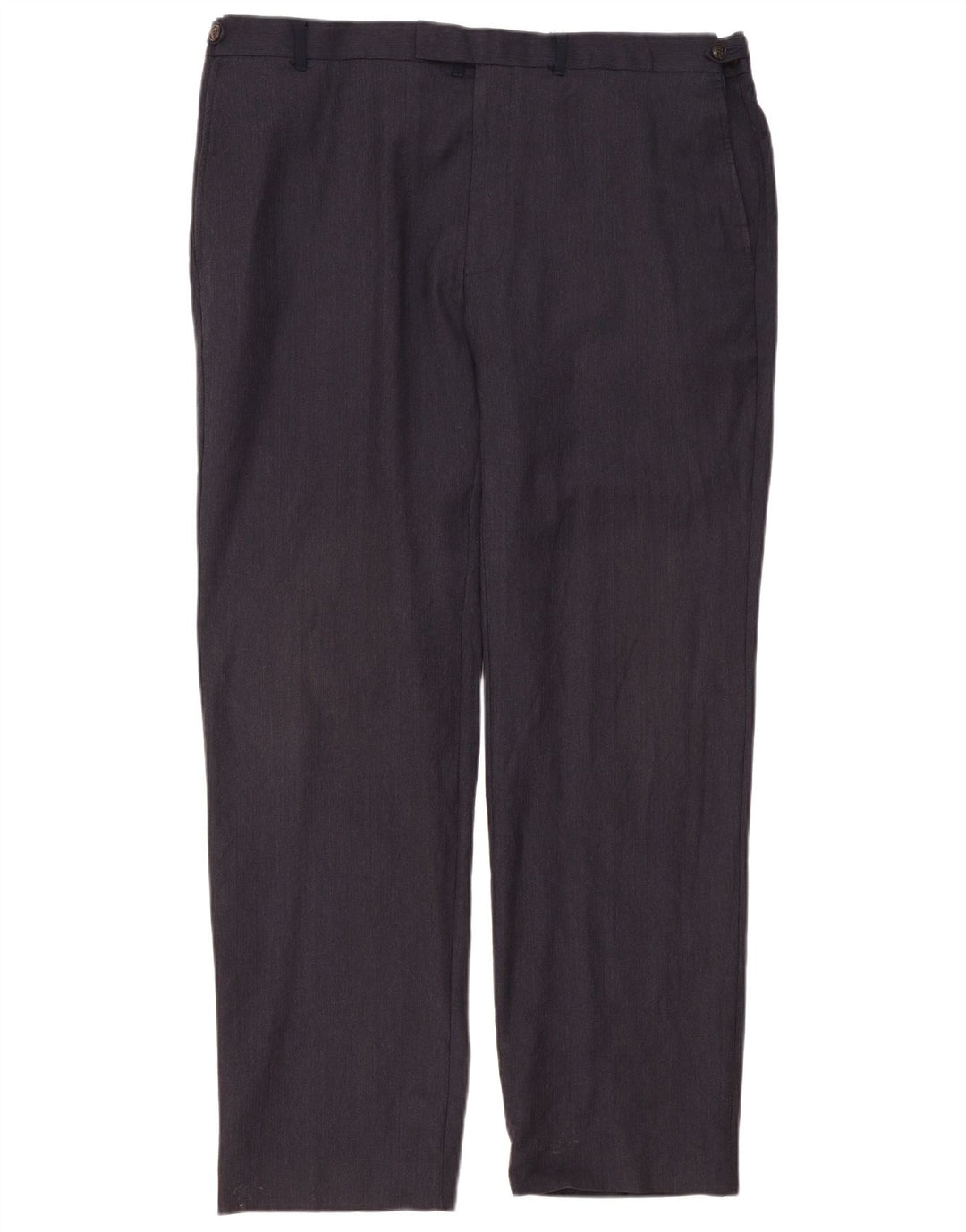 Marks & Spencer Herren-Anzughose in normaler Passform, W42 L33, marineblaue Wolle