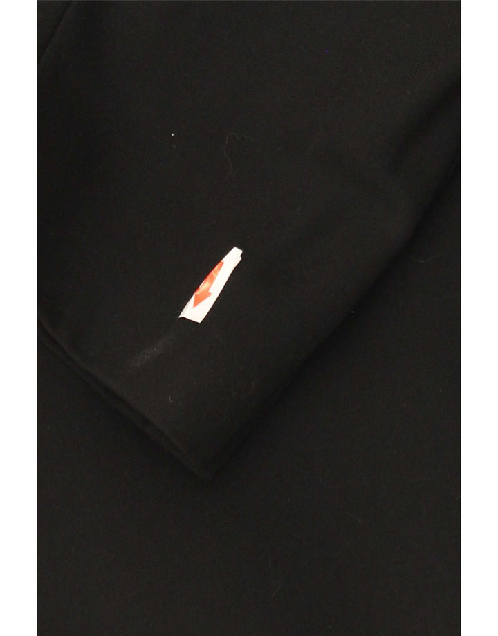 Vintage Herren Zweireiher Blazer Jacke IT 50 Große schwarze Wolle
