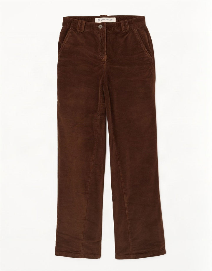 Gap Damen Stretch Bootcut Velour Freizeithose W30 L30 Braun