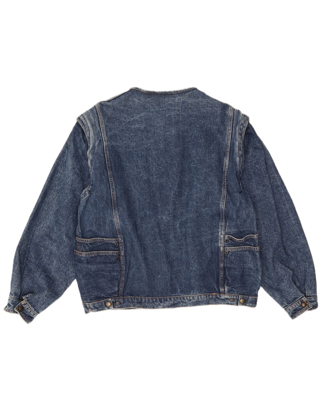 Vintage Herren Jeansjacke UK 40 Groß Blau