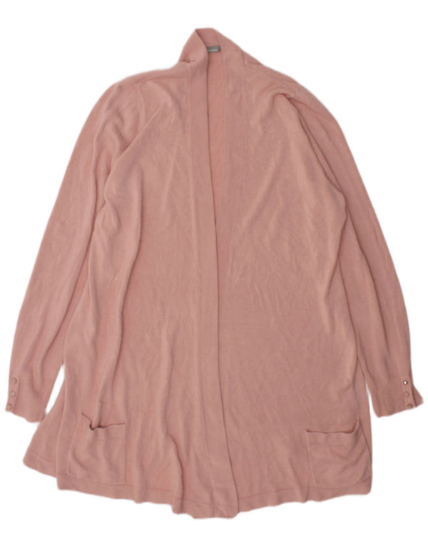 Marks & Spencer Damen Longline Open Cardigan Pullover UK 22 3XL Pink