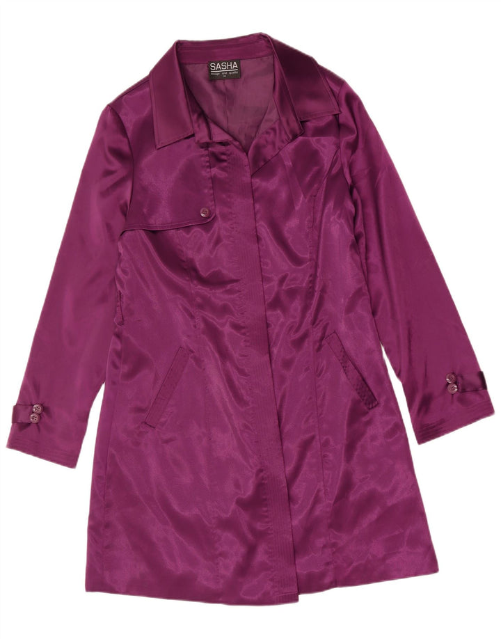 Sasha Damen Trenchcoat UK 14 Mittelviolett