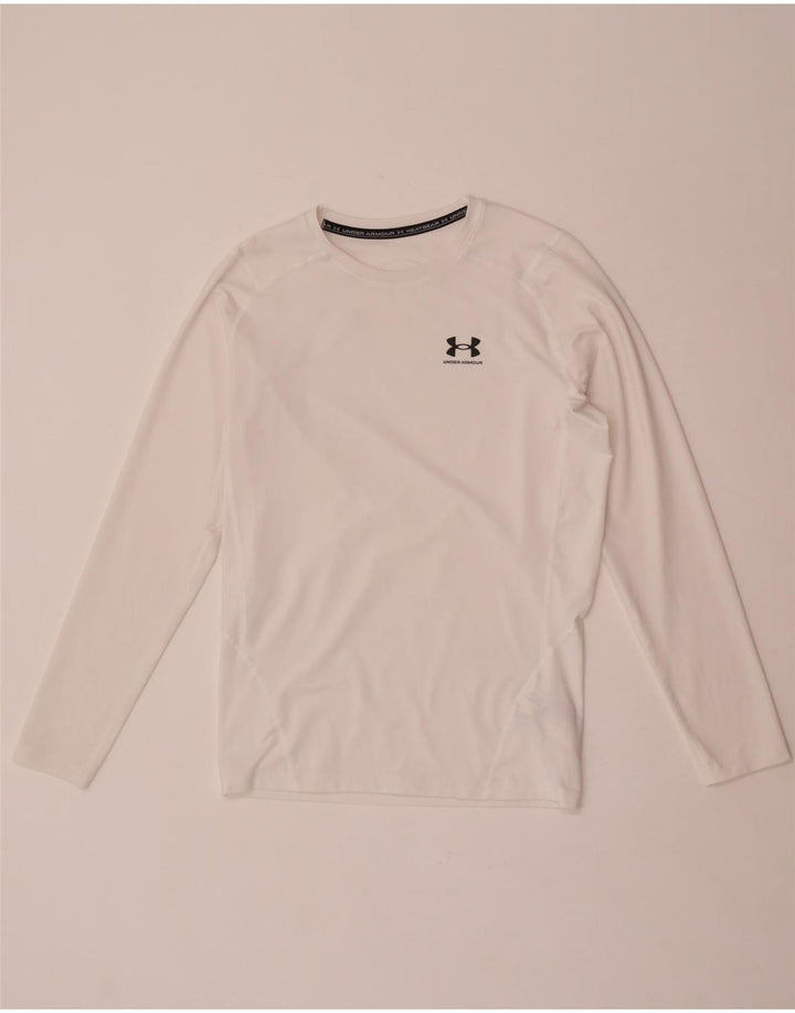 Under Armour Herren Heat Gear Top Langarm XL Weiß Polyester