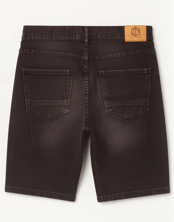 Zara Herren Jeansshorts EU 38 Small W30 Schwarze Baumwolle