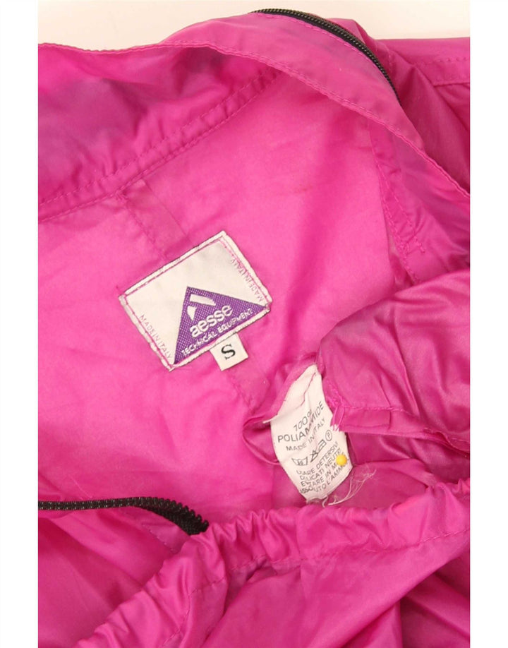 Aesse Herren-Trainingsanzug, Oberteil, Jacke, klein, rosa, Farbblock-Polyamid,