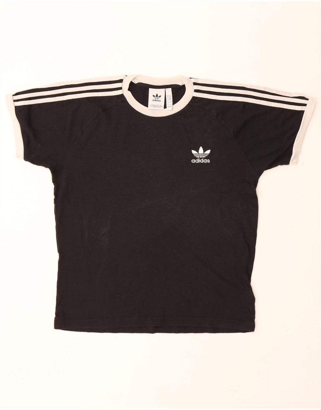 ADIDAS Herren T-Shirt Top Medium Schwarz Baumwolle