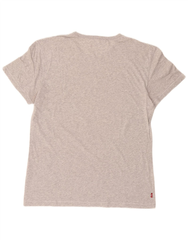 Levi's Herren-T-Shirt mit Standard-Passform aus mittelgrauer Baumwolle