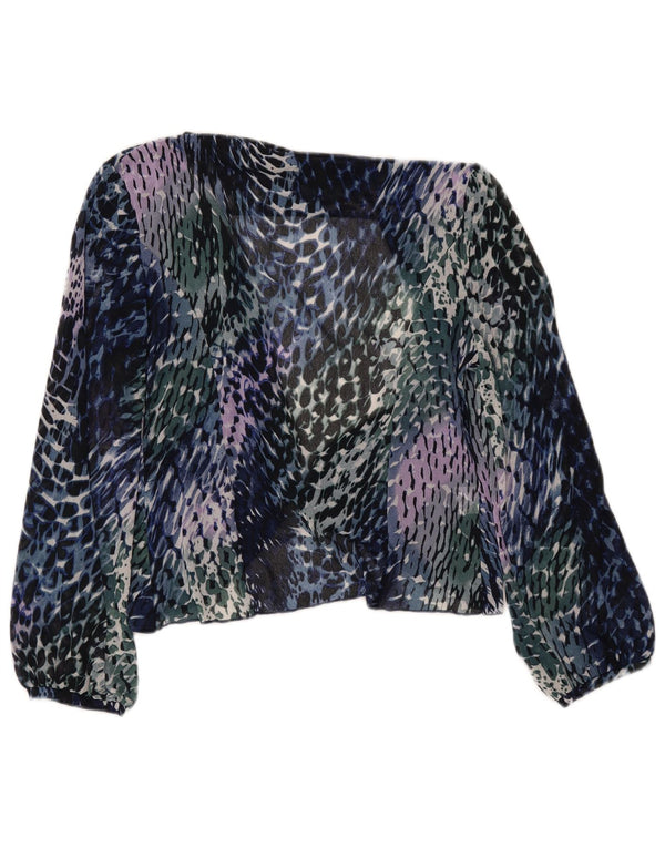 ROSANNA PELLEGRINI Damen Hemdbluse UK 14 Medium Mehrfarbig