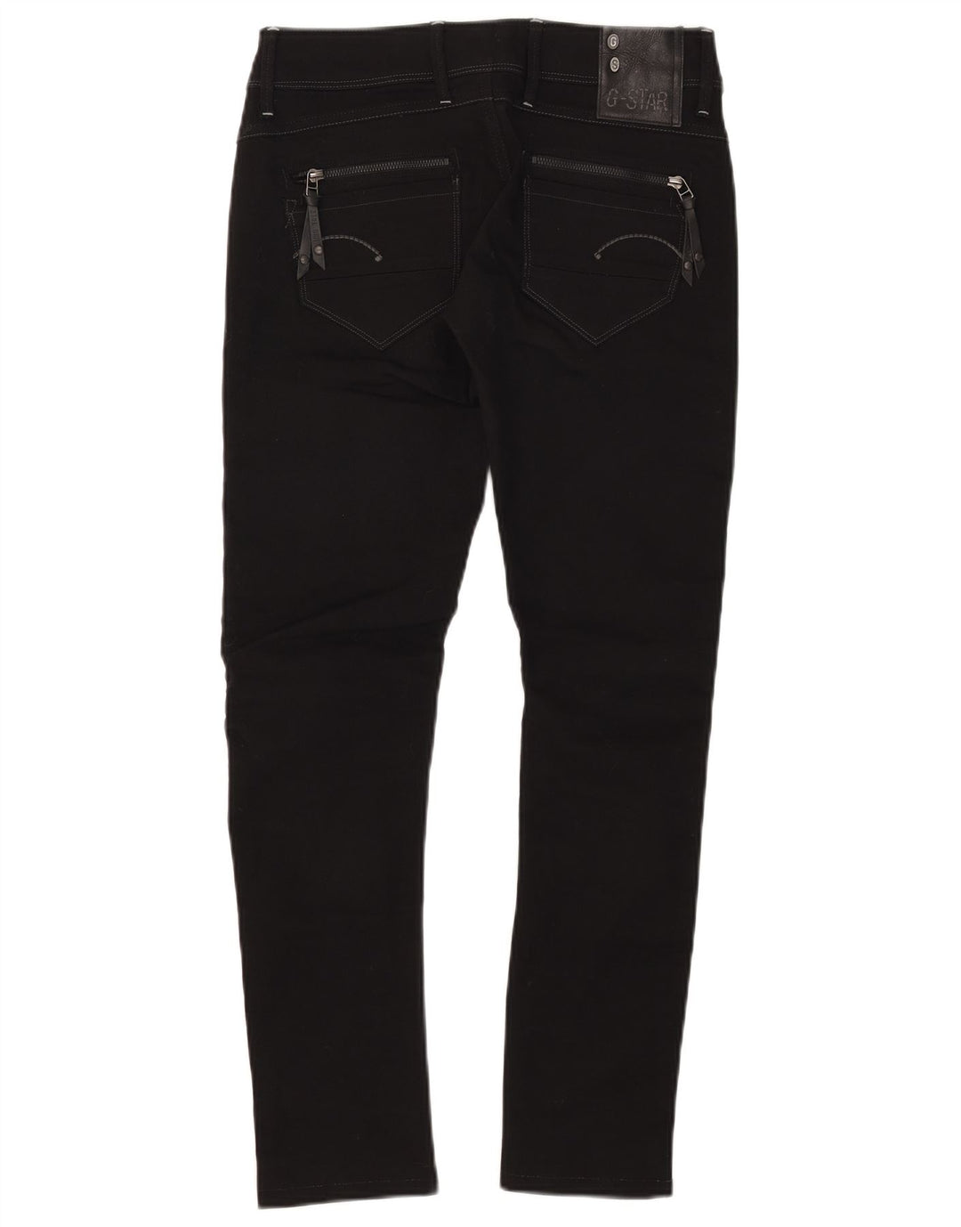 G-Star Damen 3301 Skinny Jeans W28 L29 Schwarz Polyester