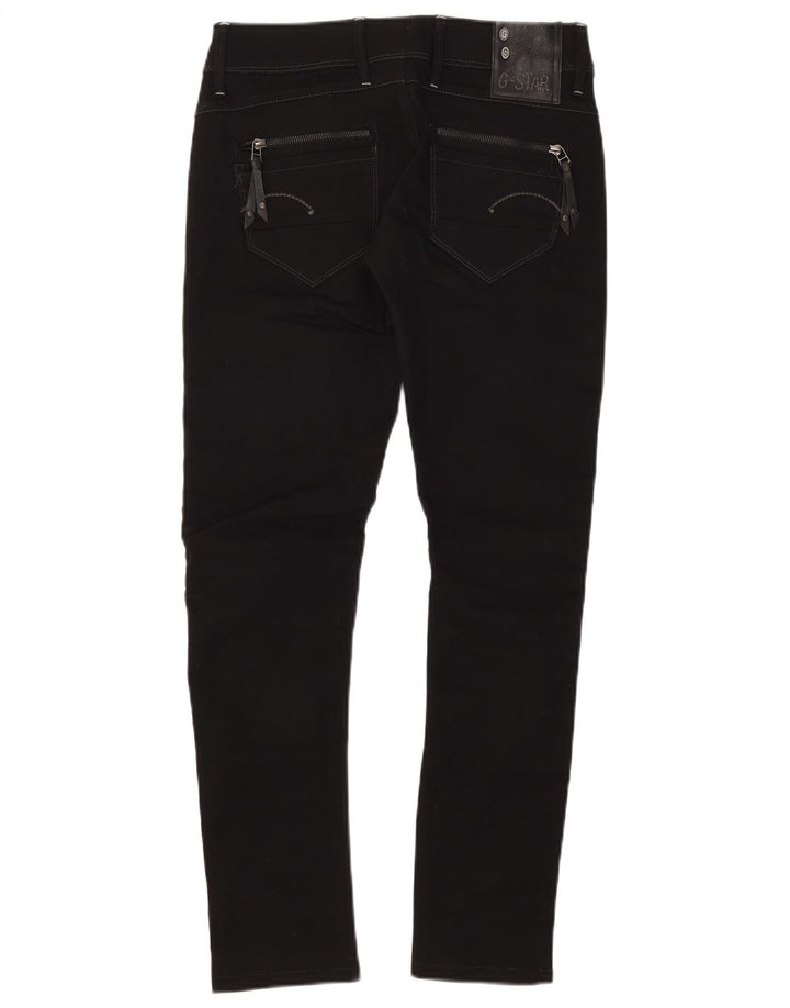 G-Star Damen 3301 Skinny Jeans W28 L29 Schwarz Polyester