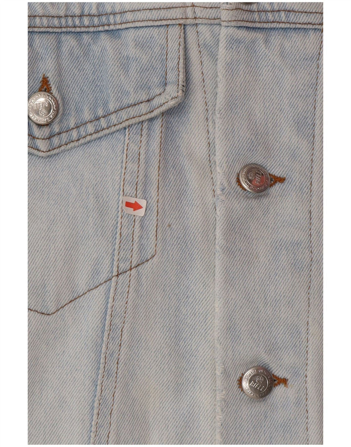 Rifle Womens Übergroße Jeansjacke UK 18 XL Blau