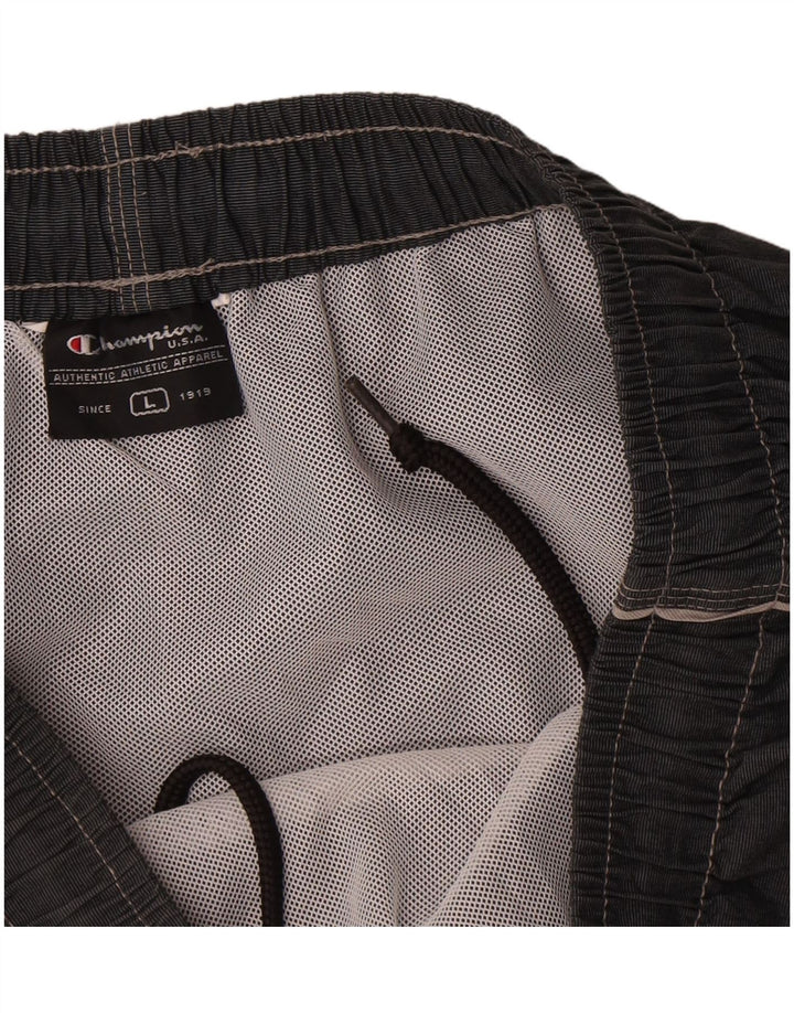 Champion Herren-Badeshorts, Größe L, Grau