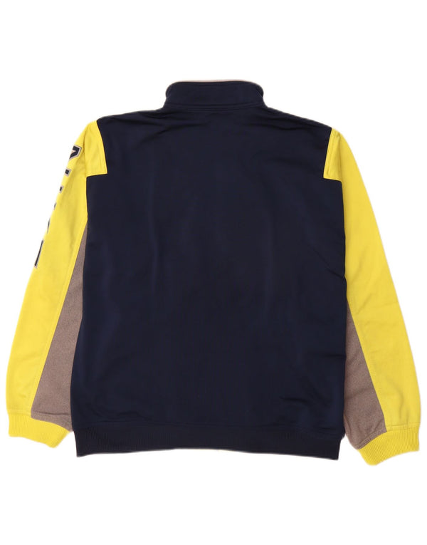 Nike Jungen-Trainingsanzugoberteil mit Grafik, 13–14 Jahre, XL, Marineblau, Farbblock