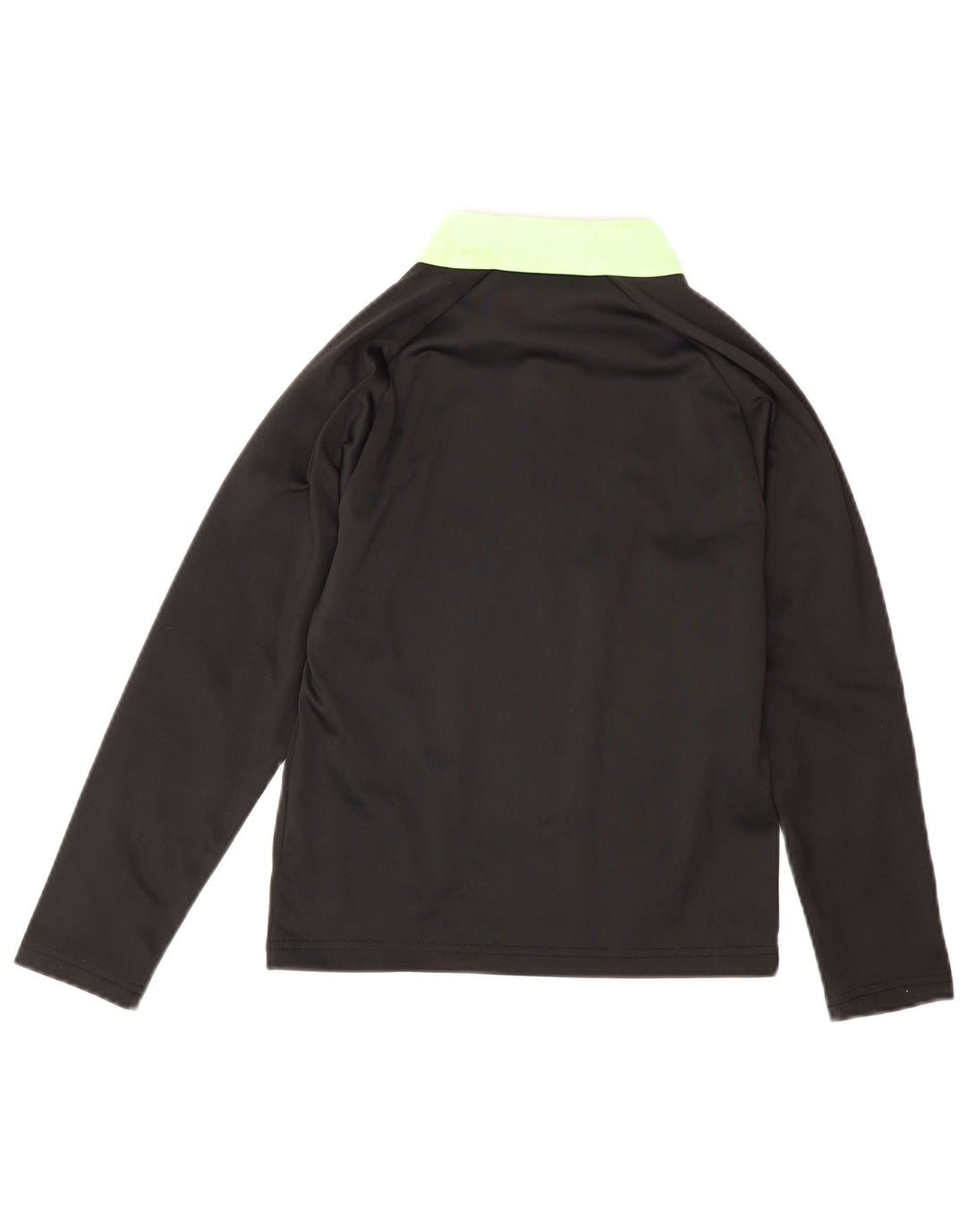 Puma Jungen-Pullover-Trainingsoberteil mit Reißverschluss, 7–8 Jahre, Schwarz, Farbblock