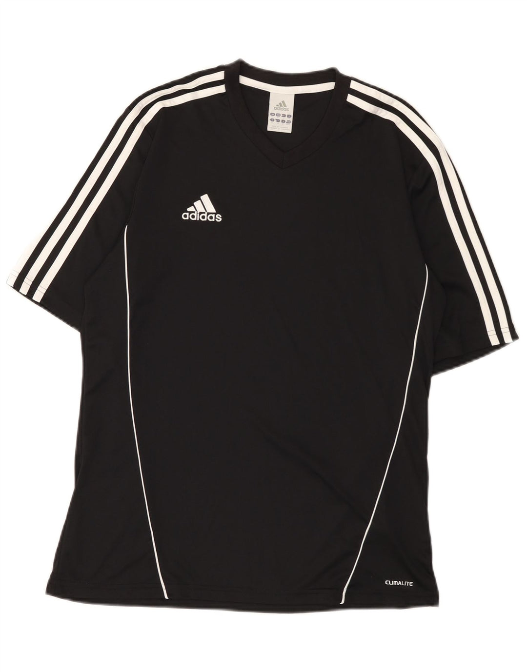 Adidas Herren Climalite T-Shirt Top Medium Schwarz Polyester