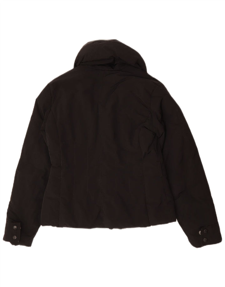 Bomboogie Damen Crop Wattierte Jacke UK 14 Large Schwarz Polyester