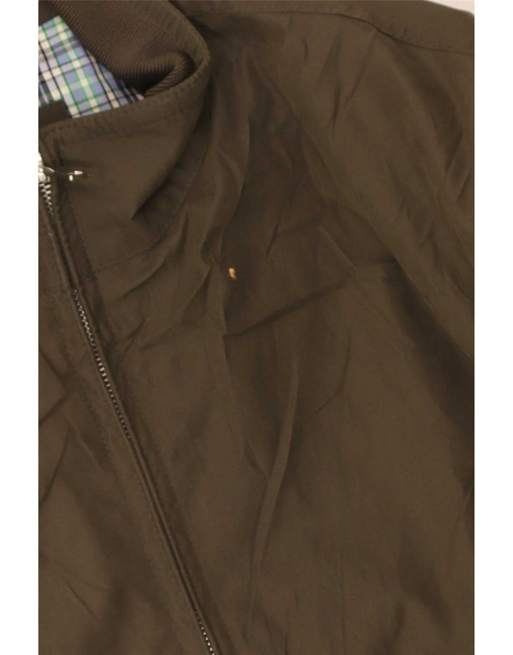 Marks & Spencer Herren-Bomberjacke mit normaler Passform, UK 38, mittleres Khaki, Polyester