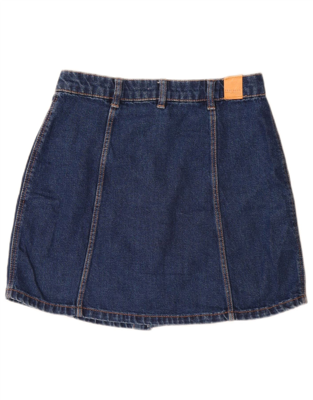 Zara Damen Mini-Jeansrock, Größe S, Größe 26, Blau, Baumwolle