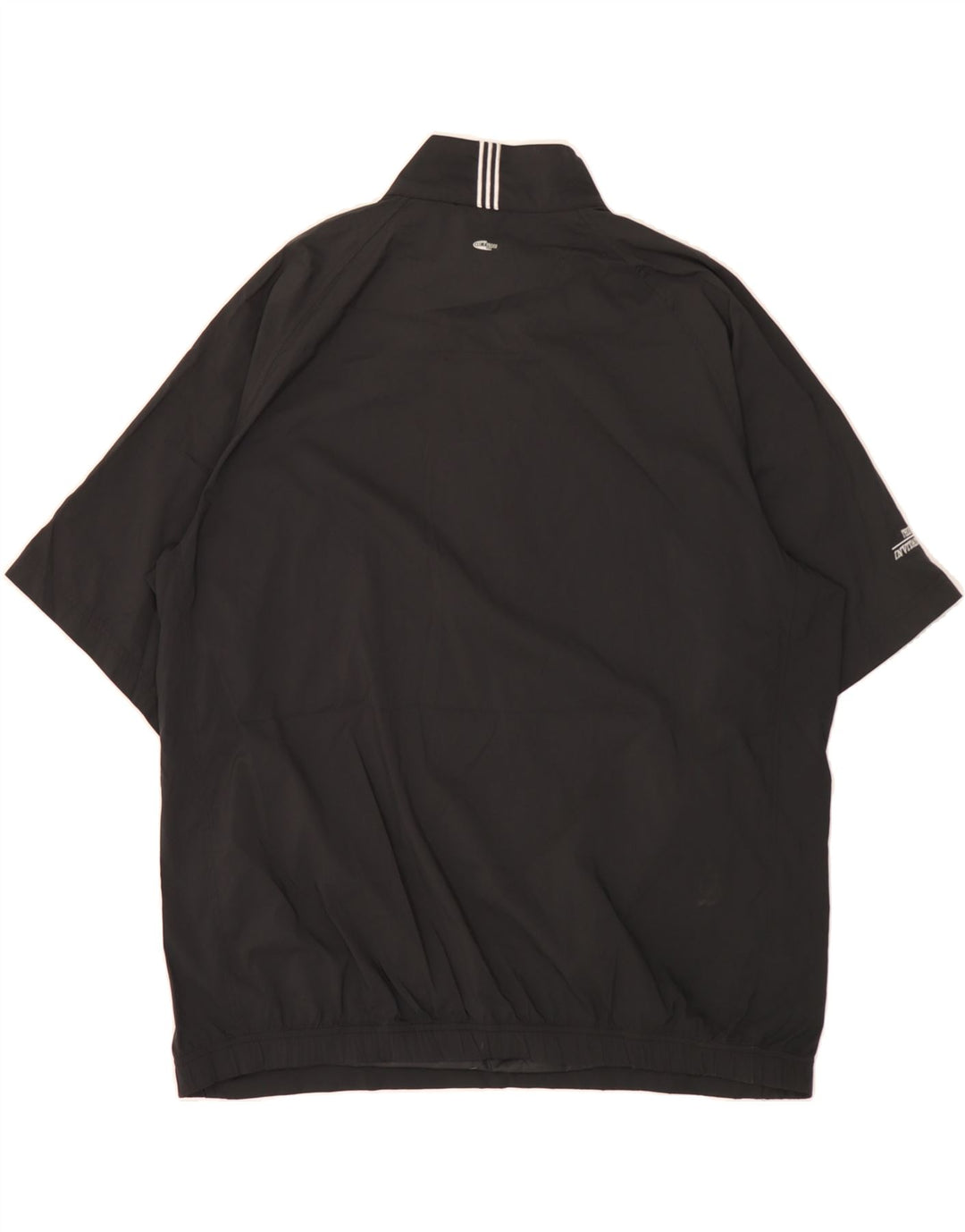 ADIDAS Mens Zip Neck Pullover Tracksuit Top XL Black Polyester Vintage Adidas and Second-Hand Adidas from Messina Hembry 