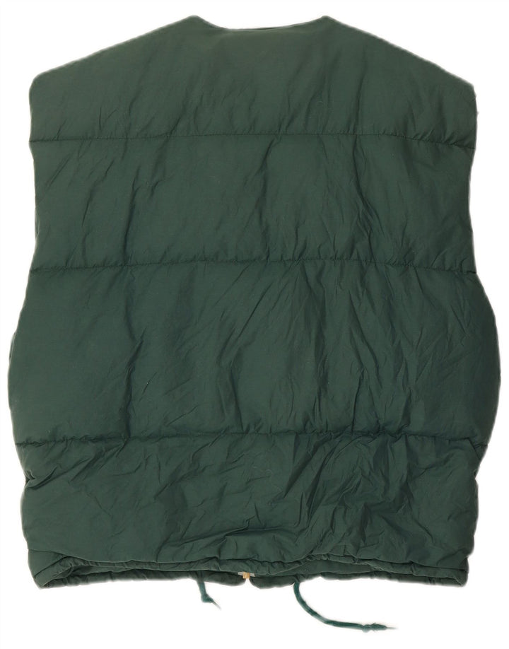 Martin's Liner Wattierte Weste für Damen, UK 14, mittelgrüne Baumwolle