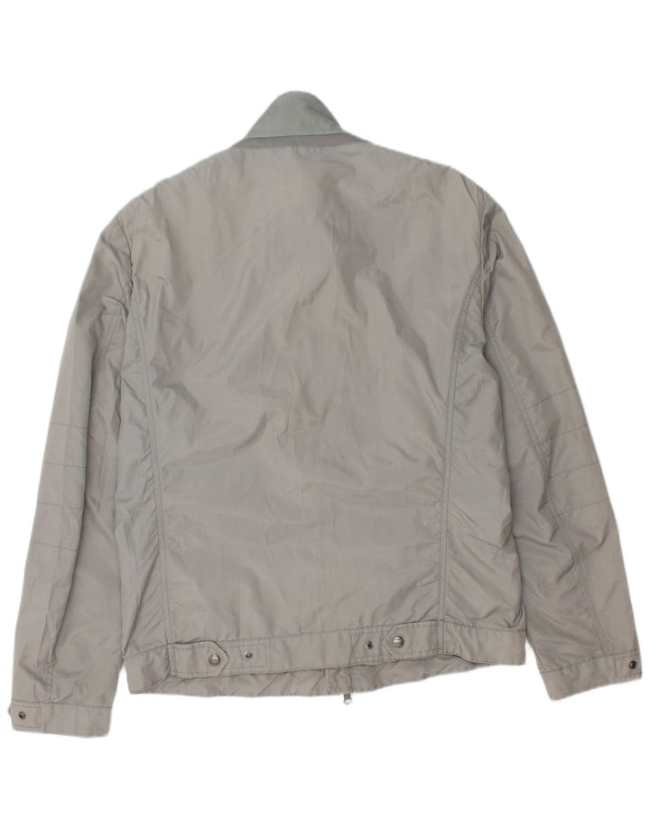 Geox Herren Utility Jacke UK 40 Large Grau Polyamid
