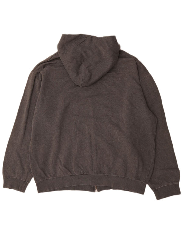 Levi's Mens Loose Fit Zip Hoodie Sweater Large Grey Cotton